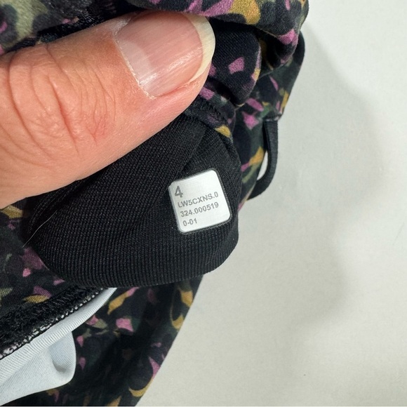 Lululemon Wunder Train High Rise Tights Fluctuate Micro Pink Multi - Picture 5 of 9